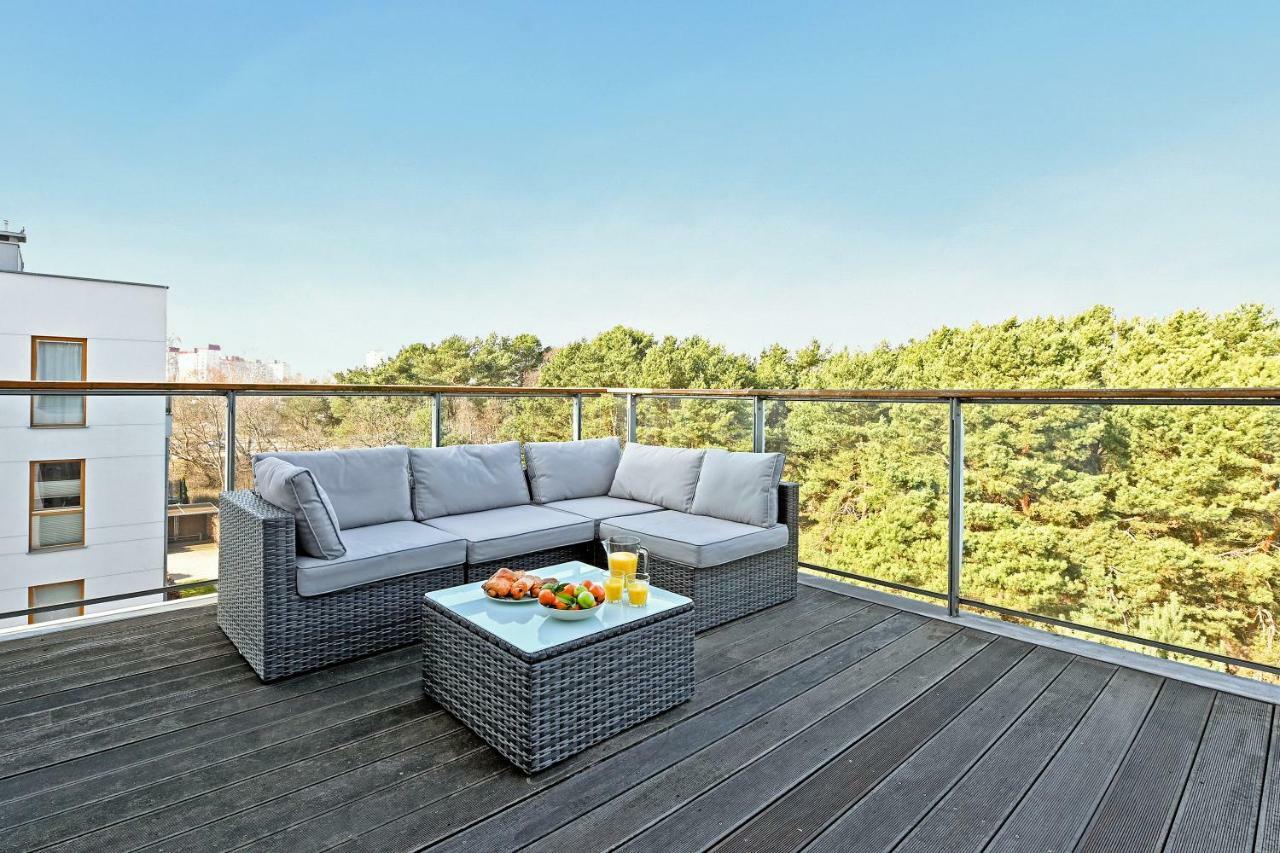 Golden Bay By Nadmorski Dwor Apartments กดัญสก์ ภายนอก รูปภาพ